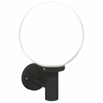 Buiten Wandlamp Zwart 28 x 25 x 38 cm 9