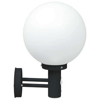 Buiten Wandlamp 2 pcs Zwart 28 x 25 x 38 cm 6