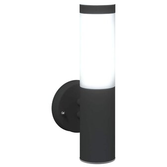 Buiten Wandlamp Zwart 15 x 7,5 x 33 cm 9
