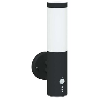 Buiten Wandlamp Zwart 15 x 7,5 x 33 cm 2