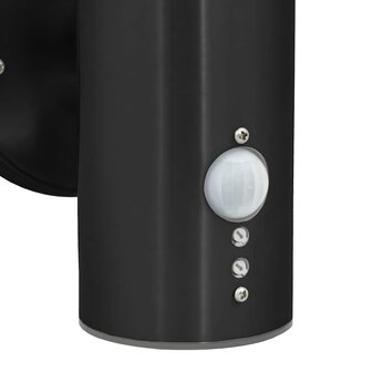 Buiten Wandlamp Zwart 15 x 7,5 x 33 cm 9