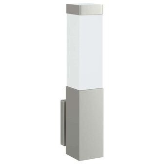 Buiten Wandlamp 2 pcs Zilver 10.5 x 6 x 33 cm 4