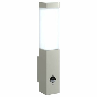 Buiten Wandlamp Zilver 10.5 x 6 x 33 cm 9