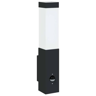Buiten Wandlamp Zwart 10.5 x 6 x 33 cm 2