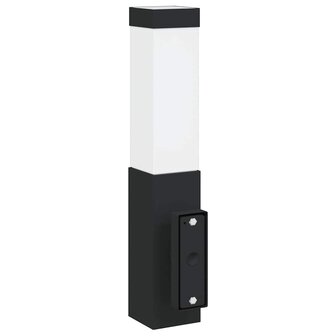 Buiten Wandlamp Zwart 10.5 x 6 x 33 cm 6