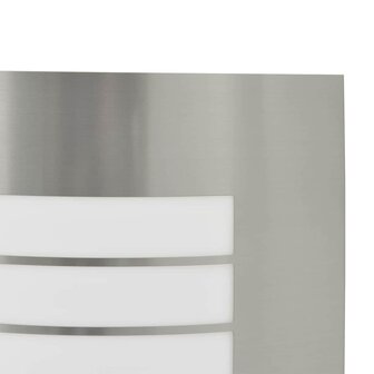 Buiten Wandlamp 2 pcs Zilver 23.5 x 9 x 26 cm 8