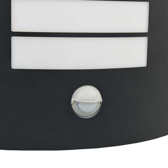 Buiten Wandlamp Zwart 23.5 x 9 x 26 cm 9