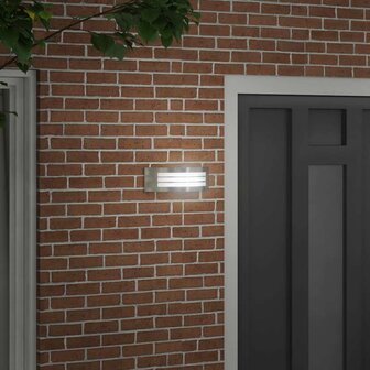 Buiten Wandlamp Zilver 32 x 10 x 10 cm 3