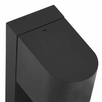Buiten Wandlamp Zwart 12 x 7 x 15 cm Roestvrij staal 7