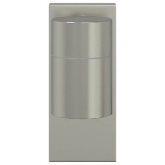 Buiten Wandlamp 2 pcs Zilver 6,5 x 10,5 x 16 cm RVS en Glas 5