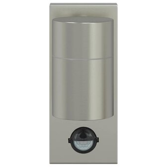 Buiten Wandlamp 2 pcs Zilver 6,5 x 10,5 x 16 cm RVS en Glas 5