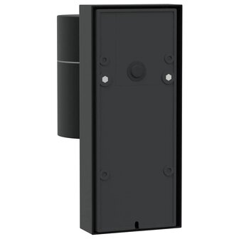 Buiten Wandlamp 2 pcs Zwart 6,5 x 10,5 x 16 cm RVS en Glas 7