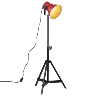 Vloerlamp 25 W E27 35x35x65/95 cm verweerd rood 1
