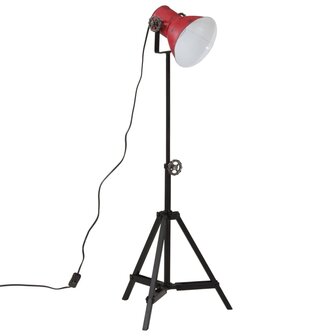 Vloerlamp 25 W E27 35x35x65/95 cm verweerd rood 2