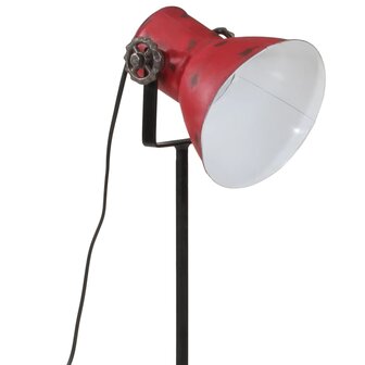 Vloerlamp 25 W E27 35x35x65/95 cm verweerd rood 8