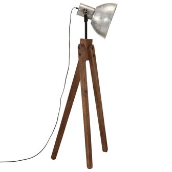 Vloerlamp 25 W E27 45x45x120 cm vintage zilverkleurig 4
