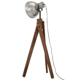 Vloerlamp 25 W E27 45x45x120 cm vintage zilverkleurig 5