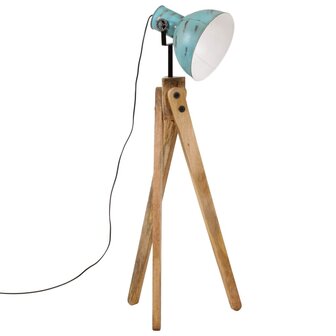 Vloerlamp 25 W E27 45x45x120 cm verweerd blauw 2