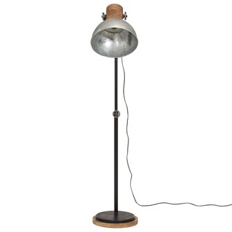 Vloerlamp 25 W E27 30x30x100-150 cm vintage zilverkleurig 3