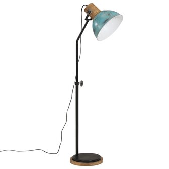 Vloerlamp 25 W E27 30x30x100-150 cm verweerd blauw 2