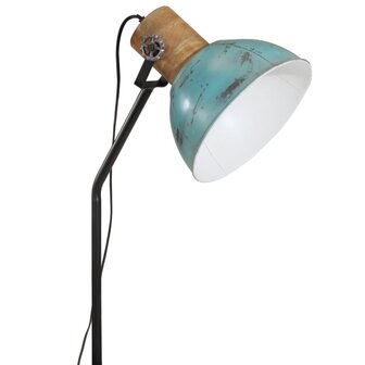 Vloerlamp 25 W E27 30x30x100-150 cm verweerd blauw 8