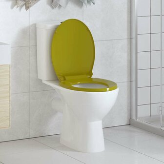 Toiletbril soft-close ovaal groen 1