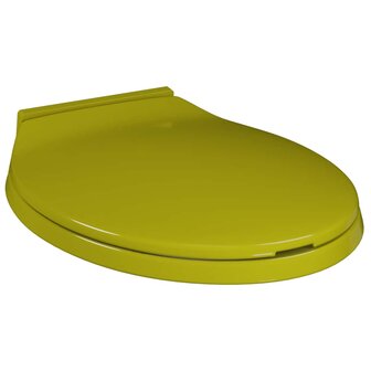 Toiletbril soft-close ovaal groen 4