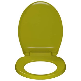 Toiletbril soft-close ovaal groen 5