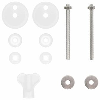 Zachte sluit toiletbril Multikleur 44 x 38 cm MDF-plaat 7