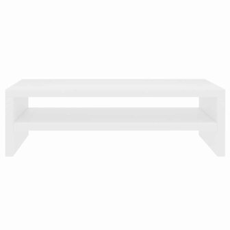 Monitorstandaard 42x24x13 cm bewerkt hout wit 4