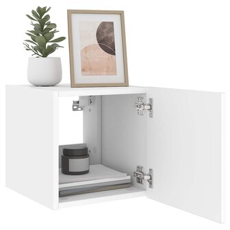 Tv-wandmeubel met LED-verlichting 30,5x35x30 cm wit 7