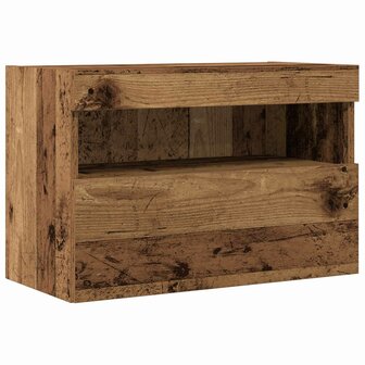 TV Wandkast Oud hout 60 x 30 x 40 cm Bewerkt hout 8