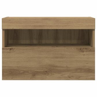TV Wandkast artisanaal eikenkleurig 60 x 30 x 40 cm 9