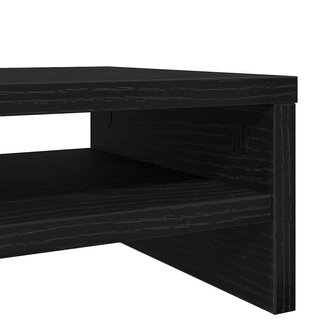 Monitorstandaard 100x24x13 cm zwart eikenhout 8