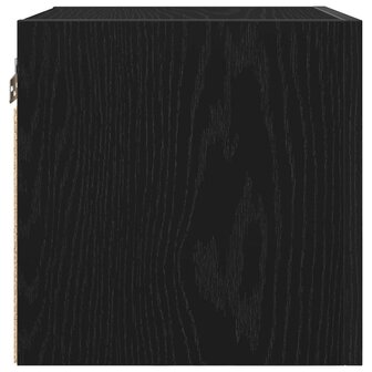 TV-kast Zwart Eiken 30,5 x 30 x 30 cm Bewerkt hout 8