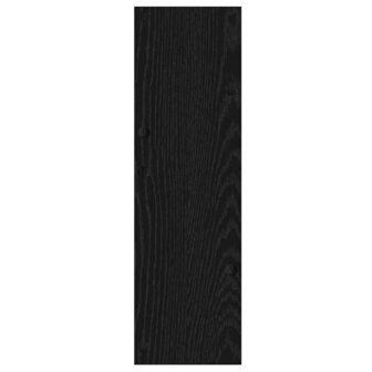 Schoenenkast met plank Zwart Eiken 60 x 18 x 60 cm Bewerkt hout 6