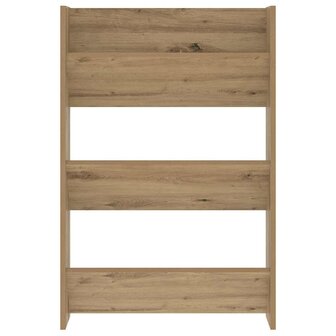Schoenenkast Artisan Eiken 60 x 18 x 90 cm Bewerkt hout 5