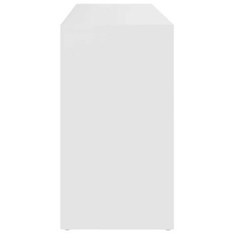 Schoenenbank 103x30x55 cm bewerkt hout wit 6