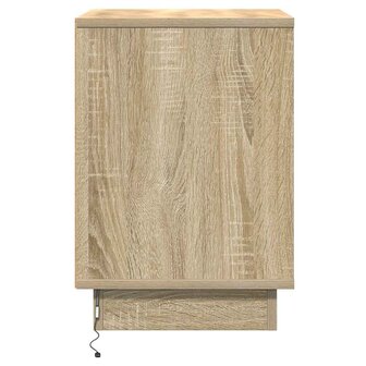 Nachtkastje Sonoma Eiken 39 x 34,5 x 50 cm Bewerkt hout 8