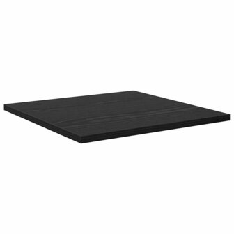 Boekenplank Bord 4 pcs Zwart 40 x 40 x 1,5 cm Bewerkt hout 5