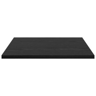 Boekenplank Bord 4 pcs Zwart 40 x 40 x 1,5 cm Bewerkt hout 6