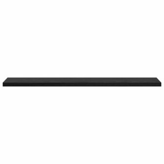 Boekenplank Bord 4 pcs Zwart 60 x 10 x 1,5 cm Bewerkt hout 5