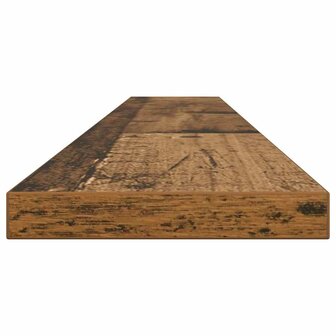 Boekenplank Bord 4 pcs Bruin 100 x 10 x 1,5 cm Bewerkt hout 7