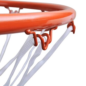 Basketbalringset met net 45 cm oranje 3