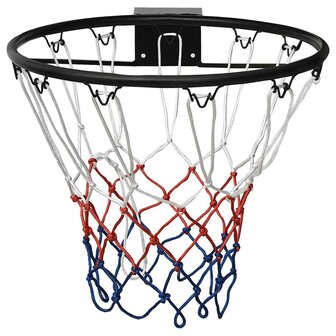 Basketbalring 45 cm staal zwart 2