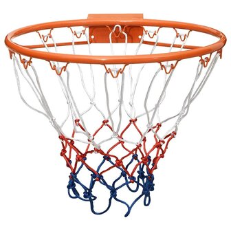 Basketbalring 39 cm staal oranje 2