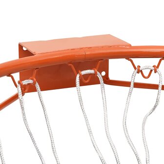 Basketbalring 39 cm staal oranje 5