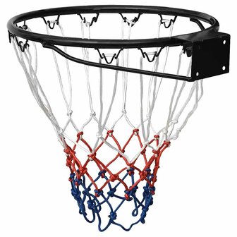 Basketbalring 39 cm staal zwart 4