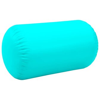 Gymnastiekrol met pomp opblaasbaar 100x60 cm PVC groen 5