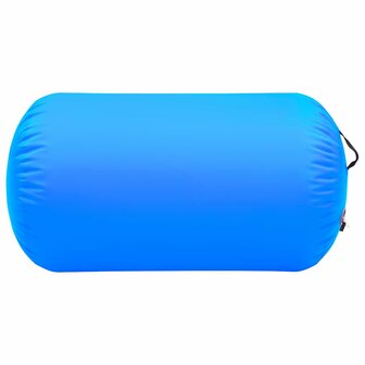 Gymnastiekrol met pomp opblaasbaar 100x60 cm PVC blauw 2